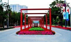 北入口迎宾大道—景观构架
